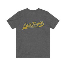 Late Night With David Letterman 1982 Vintage Men's T-Shirt picture