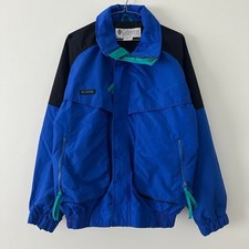 Vintage Columbia Sportswear Powder Keg colorblock windbreaker jacket small men picture