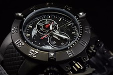 RARE Invicta 4695 Subaqua Noma III Men's Chronograph Swiss Made Black Tone Watch picture