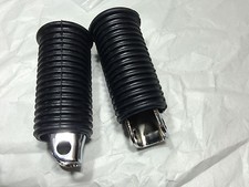 (2) stock style foot pegs large OD 1952-91 LARGE FEMALE MOUNT HD 50939-52 picture