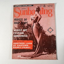 Modern Sunbathing February 1959 Vintage Magazine picture
