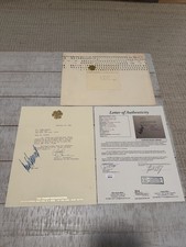 1988 PRESEIDENT DONALD TRUMP SIGNED LETTER REFERENCING ART OF THE DEAL, JSA RARE picture