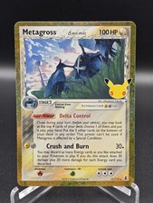 Pokémon TCG Metagross 11/113 30th Anniversary Celebration Delta Species Holo, NM picture