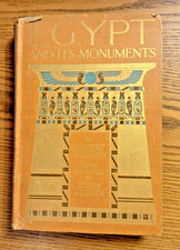 1909 Egypt and Its Monuments by Robert Hichens 1st Edition Hardcover picture