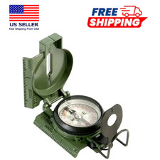 Cammenga Model 3H Tritium Lensatic Compass Olive Drab US Army Issue Pouch picture