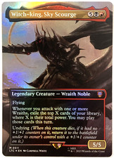 Witch-king, Sky Scourge (Borderless Foil) The Lord of the Rings 511 NM picture