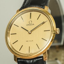 Vintage 1973 **NEAR MINT** OMEGA De Ville Cal.625 Manual Winding Gold 33mm Men's picture