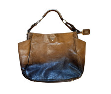 Prada Vintage 2007 Archival Sfumato Ombre Glace Leather Shoulder Bag Hobo Silver picture