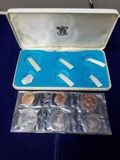 1971 ISLE OF MAN UK- OFFICIAL PROOF SET (6) - ROYAL MINT -SEALED COINS W/ CASE picture
