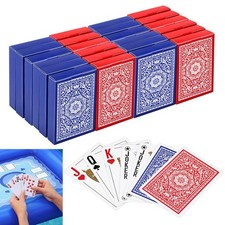 Outus 24 Decks Waterproof Plastic Playing Cards Poker Black Gold Casino picture