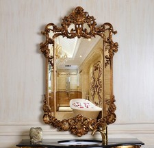 🔥 Luxury Ornate Gold Wall Mirror – Statement Piece – Baroque / Rococo Style 🔥 picture