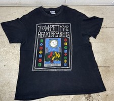 Original Vintage 1989 Tom Petty Heartbreakers Shirt Strange Behavior Tour XL C picture