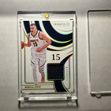 Panini Immaculate 2023-24 Nikola Jokić Jersey Number Patch /15 PJN-JOK picture