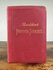 BAEDEKERS UNITED STATES 1904 3RD ED~25 MAPS/35 PLANS~WHITE MOUNTAINS/NY/SF/LA/BC picture
