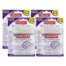 The Doctors BrushPicks Interdental Toothpicks 1100 Picks 4 Pack of 275 Picks picture