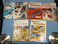 Vintage 1963 Full Year Set of 6 Sports & Recreation Magazines Waseca MN. & WI. picture