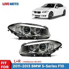 For 2011-2013 BMW F10 528i 535i HID w/AFS Adaptive Projector Pair Right Left picture