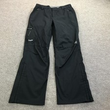 Cabela's Snow Pants Mens Medium Black XPG Windstopper Softshell Hiking Ski picture