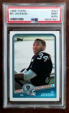 1988 Topps - Bo Jackson #327 (RC) Graded PSA 9 MINT picture
