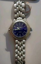Fossil Blue Watch 100 Meters Stainless Steel Needs Battery picture
