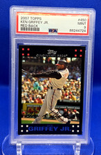 2007 Topps - Ken Griffey Jr #450 Red Back(SSP)PSA 9 POP 7 Only 2 higher picture