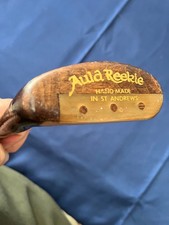 St Andrews Aula Reekie Wooden Shaft Golf Putter RH  35.5 Inches Made In Scotland picture