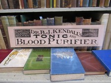 c.1890's Medical Broadside Dr. B.J. Kendall's Tonic and Blood Purifier picture