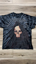 Yeezus Tie-Dye Graphic Skull 2013-2014 Tour Cities Back T-Shirt X-Large Kanye picture