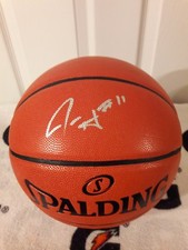 JRUE HOLIDAY NEW ORLEANS PELICANS SIGNED BASKETBALL UCLA BRUINS EXACT PIC PROOF picture