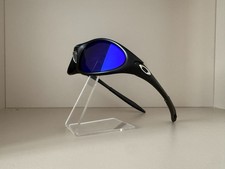 Oakley Minute 1.0 Sunglasses Black Frame Blue Lenses Y2K Gorpcore picture