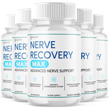 (5 Pack) Nerve Recovery Max Nootropic Formula All Natural Supplement 300 Capsule picture