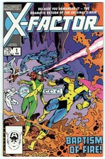 X-Factor #1 NM- 9.2 Copper Age X-Men (Marvel Comics 1986) 1st X-Factor Key picture