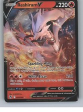 Reshiram V Holo Ultra Rare SWSH12: Silver Tempest 024/195 NM picture