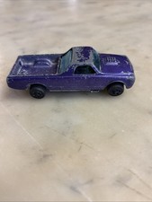 Vintage Hot Wheels Redlines Custom Fleetside Purple 1967 Red Line Old School HW picture