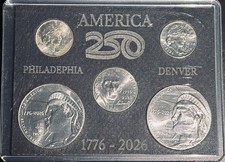 🔥2026 America 250th Anniversary Uncirculated 5 Coin Set P & D🇺🇸🇺🇸 picture