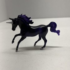 Breyer Magnolia Stablemate Unicorn Purple & Black 2019 Blind Bag picture