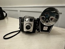 Kodak Brownie Twin 20 Camera w Flash Attachment Vintage 620 Film Camera Untested picture