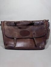 Vintage H.H. Brown LEATHER BRIEFCASE picture