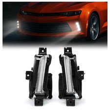 HECASA LED Fog Lights Compatible with 16-22 Camaro ZL1 DRL Daytime Running picture