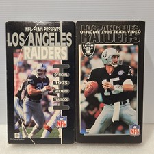 Los Angeles Raiders 1995 & 1993 Official Team Videos Yearbook VHS   picture