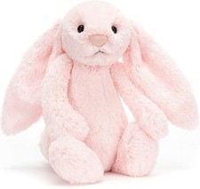jellycat Bashful Pink Bunny Medium Authentic NWT With Dust Bag  picture