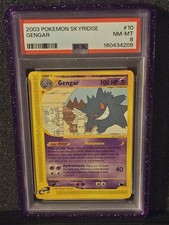 2003 POKEMON SKYRIDGE #10 GENGAR PSA 8 picture