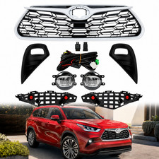 For 2020-2023 Highlander Front Bumper grille Bumper Bracket LED Fog Light Kit picture