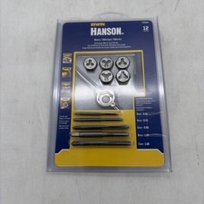 Irwin HANSON Metric All Purpose Metric Tap & Die Set 1765541 3mm- 7mm - 12 PCS. picture