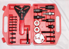 23pc A/C Deluxe Automotive Compressor Clutch Hub Remove Install Tool w/ spanner picture