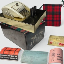 vintage 1950s Rolcut hair Clippers - Original complete set w Receipt & Manuals picture