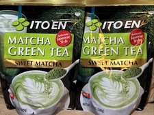 2pk Ito En Matcha Green Tea Sweet Powder 17.5oz Each Hot/Cold New BB 08/17/2027 picture