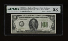 DBR 1928-A $100 LGS FRN St. Louis Fr. 2151-Hlgs PMG 53 Serial H00539162A picture