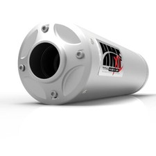 HMF Slip On Titan-XL Exhaust for Kawasaki Teryx (08-13) Stainless w/Billet picture