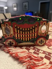 Vintage 1992 Mr. Christmas Holiday Carousel 100% Complete Set with Original Box picture